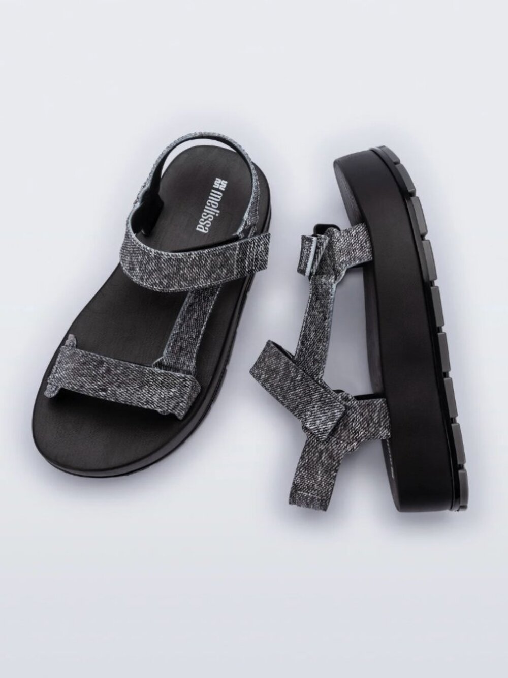 Melissa Flowing Denim Platform